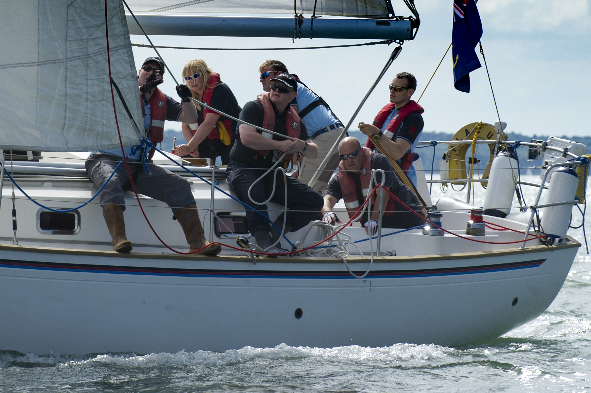 royal lymington yacht club ensign